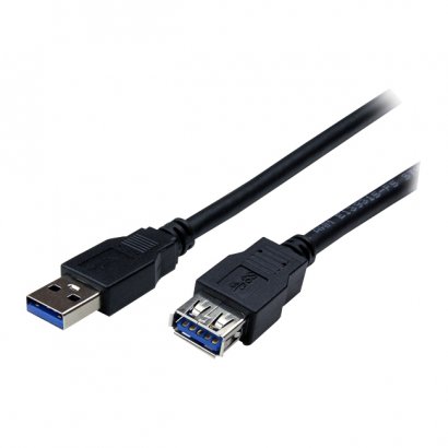 StarTech 1m Black SuperSpeed USB 3.0 Extension Cable A to A - M/F USB3SEXT1MBK