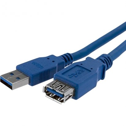 StarTech 1m Blue SuperSpeed USB 3.0 Extension Cable A to A - M/F USB3SEXT1M