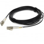 AddOn 1m LC (Male) to LC (Male) Black OM4 Duplex Fiber OFNR (Riser-Rated) Patch Cable ADD-LC-LC-1M5OM4