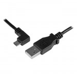 StarTech 1m Left-Angle Micro-USB 2.0 Charging Cable for Tablets and Phones USBAUB1MLA