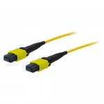 1m MPO/MPO Female to Female Crossover OS1 12 Fiber SMF Patch Cable ADD-MPOMPO-1M9SM