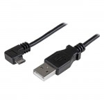 StarTech 1m Right-Angle Micro-USB 2.0 Charging Cable for Tablets and Phones USBAUB1MRA