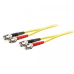 1m Single-Mode fiber (SMF) Duplex ST/ST OS1 Yellow Patch Cable ADD-ST-ST-1M9SMF