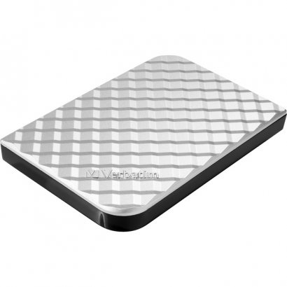 Verbatim 1TB Store 'n' Go Portable Hard Drive, USB 3.0 - Diamond Silver 99373