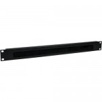 StarTech 1U Brush Strip Horizontal Server Rack Cable Management Panel CMBRUSH1U