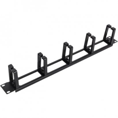 Rack Solutions 1U Horizontal Cable Manager, Plastic D-rings 180-4959