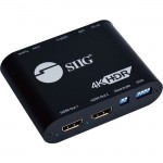 SIIG 1x2 HDMI 2.0 Splitter with Audio Extractor / Auto Scaling & EDID Management CE-H24X11-S1