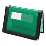 Smead 2 1/4" Exp Wallet, Poly, Letter, Translucent Green SMD71951