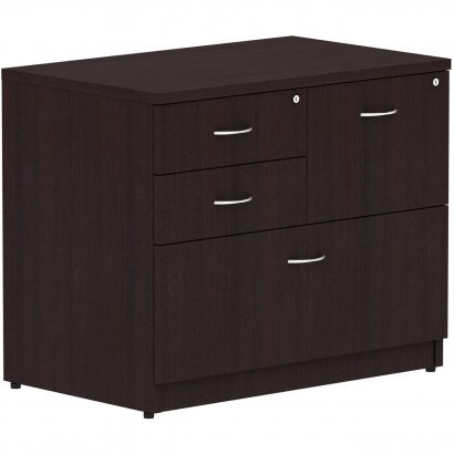 Lorell 2-Box/1-File Espresso 4-drawer Lateral File 18273