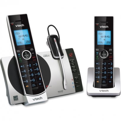 Vtech 2 Handset Connect to Cell Answering System with Cordless Headset DS67713