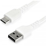 StarTech.com 2 m (6.6 ft.) USB 2.0 to USB C Cable - White RUSB2AC2MW