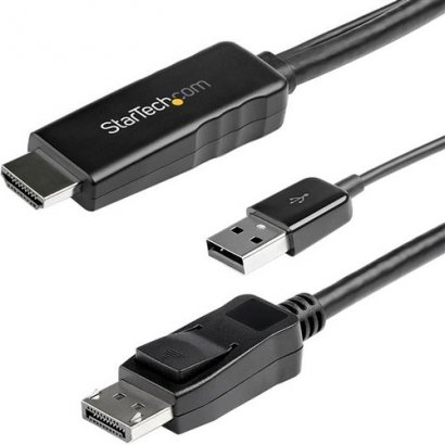 StarTech.com 2 m (6.6 ft.) HDMI to DisplayPort Cable - 4K 30Hz HD2DPMM2M