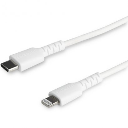 StarTech.com 2 m (6.6 ft.) USB C To Lightning Cable - Apple MFi Certified - White RUSBCLTMM2MW