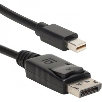 2-Meter Mini DisplayPort to DisplayPort UltraHD 4K Black Cable MDPDP-2MBK