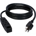 2-Pack 3-Outlet 3-Prong 6ft Power Extension Cord PC3PX-06-2PK