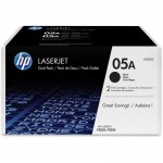 HP 05A 2-pack Black Original LaserJet Toner Cartridges CE505D