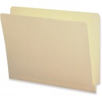 Business Source 2-Ply End Tab Manila File Folders 17239