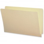 Business Source 2-Ply End Tab Manila File Folders 17255