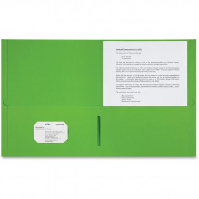 Sparco 2-Pocket Leatherette Portfolio 78552