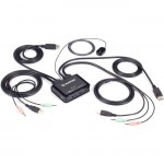 Black Box 2-Port 4K60 DisplayPort Cable KVM Switch KV62-CBL