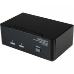 StarTech.com 2 Port Dual DVI USB KVM Switch with Audio & USB Hub SV231DD2DUA