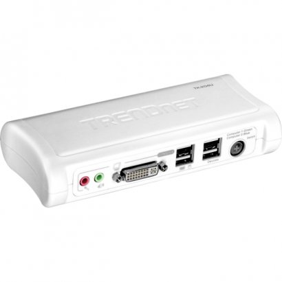 TRENDnet 2-port DVI USB KVM Switch with Audio Kit TK-204UK