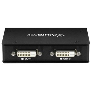 Aluratek 2-Port DVI Video Splitter ADS02F