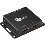 SIIG 2-Port HDMI 2.0 HDR Mini Splitter Amplifier with EDID Management CE-H23K11-S1