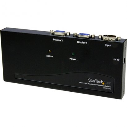 StarTech.com 2 Port High Res. Video Splitter ST122PRO