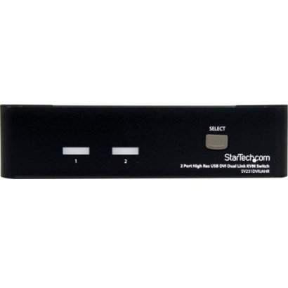 StarTech.com 2 Port High Resolution USB DVI Dual Link KVM Switch with Audio SV231DVIUAHR