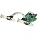 StarTech.com 2 Port Low Profile PCI Express Serial Card - 16550 PEX2S553LP