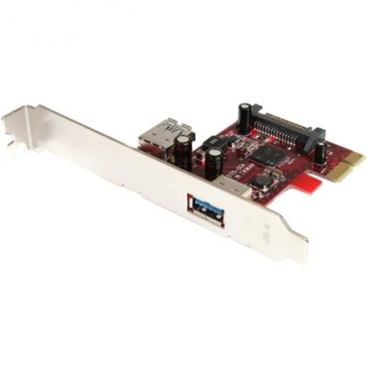 StarTech.com 2 port PCIe USB 3.0 Card - 1 Internal 1 External PEXUSB3S11