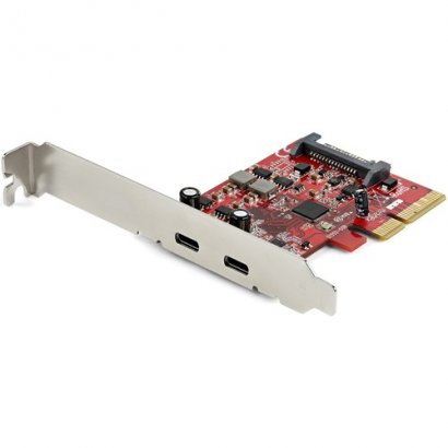 StarTech.com 2-Port PCIe USB 3.1 Card - 2x USB-C - USB 3.1 Gen 2 Up to 10Gbps
