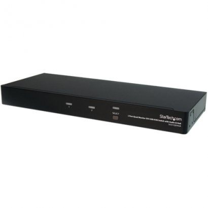 StarTech.com 2 Port Quad Monitor Dual-Link DVI USB KVM Switch w/ Audio SV231QDVIUA