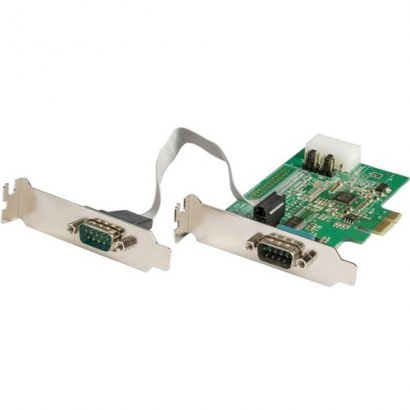 StarTech.com 2-Port RS232 Serial Adapter Card with 16950 UART PEX2S953LP