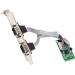 IO Crest 2 Port Serial Mini PCI-e Controller Card (RS-232, DB9, RS-422, RS-485) SI-MPE15046