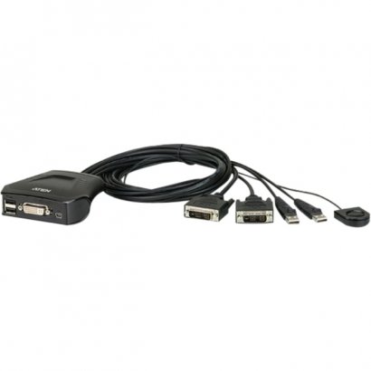 2-Port USB DVI KVM Switch CS22D