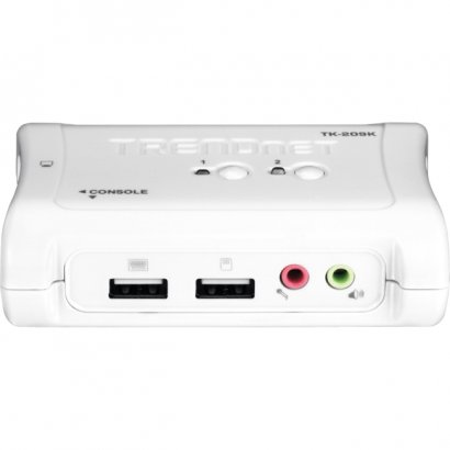 TRENDnet 2-Port USB KVM Switch Kit w/ Audio TK-209K