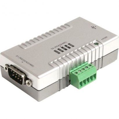 StarTech.com 2 Port USB to RS232 RS422 RS485 Serial Adapter with COM Retention ICUSB2324852