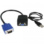 StarTech.com 2 Port VGA Video Splitter - USB Powered ST122LE