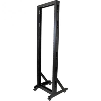 StarTech.com 2-Post Server Rack with Sturdy Steel Construction and Casters - 42U 2POSTRACK42