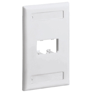 Panduit 2 Socket Mini-Com Classic Faceplate CFPL2WHY