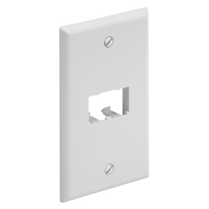 Panduit 2 Socket Mini-Com Classic Faceplate CFP2WH