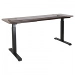 2-Stage Electric Adjustable Table Base, 27 1/4" to 47 1/4" High, Black ALEHT2SSB