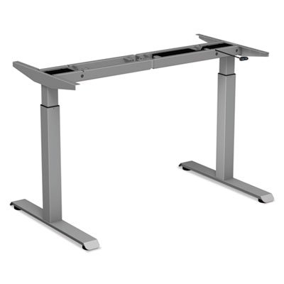 2-Stage Electric Adjustable Table Base, 27 1/4" to 47 1/4" High, Gray ALEHT2SSG