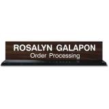 2"x10" Acrylic Base Desk Sign Set K45