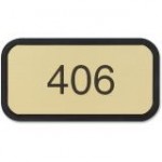 2"x4" Designer Nameplate Set G40