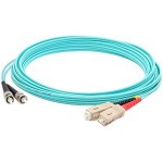 AddOn 2.00m (6.56ft) ST (Male) to SC (Male) Aqua OM3 Duplex LSZH LOMM Patch Cable ADD-ST-SC