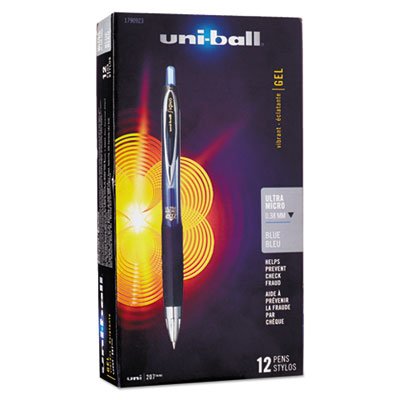 Uni-Ball 207 Signo Ultra Series, .38mm, Blue, Dozen SAN1790923