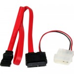 StarTech 20in Slimline SATA Male to SATA Cable SLSATAF20